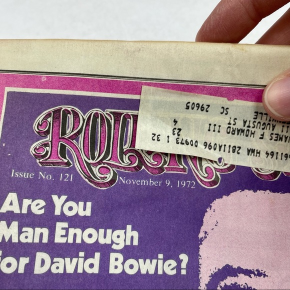 Vintage Rolling Stone Magazine David Bowie November 9, 1972 Bob Dylan Elvis - Picture 4 of 6